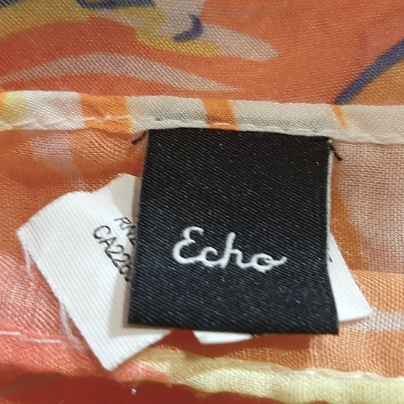 Echo | Colorful Rayon Scarf - Picture 8 of 9